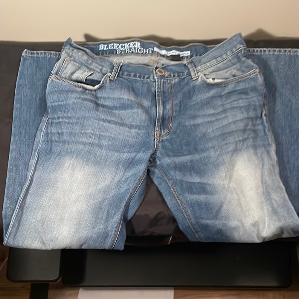 DKNYC Blue Straight Jeans Classic Style